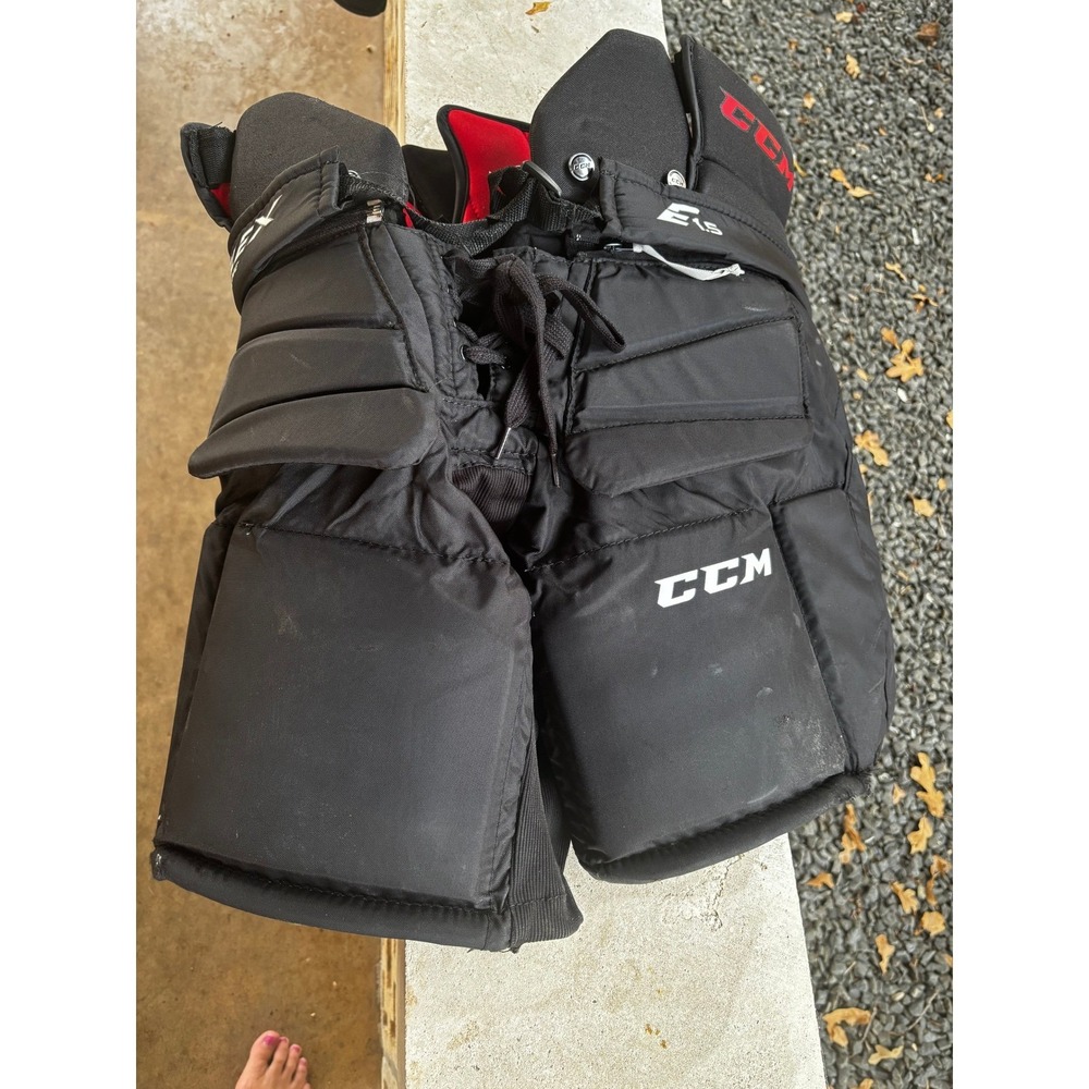 CCM E5.5 Junior Hockey Pants Black Protective Gear Padding Flex Zone System